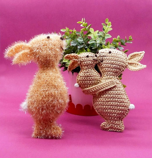 Hab Dich lieb Hase - Deko oder Schwamm - einfach und vielseitig