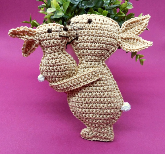 Hab Dich lieb Hase - Deko oder Schwamm - einfach und vielseitig