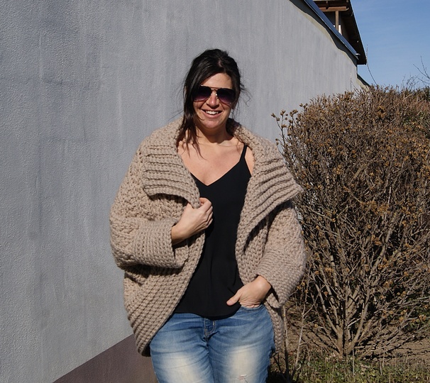 Häkelweste LOLA (Universalgröße, ganz leicht anzupassen)