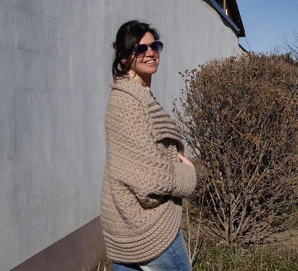 Häkelweste LOLA (Universalgröße, ganz leicht anzupassen)