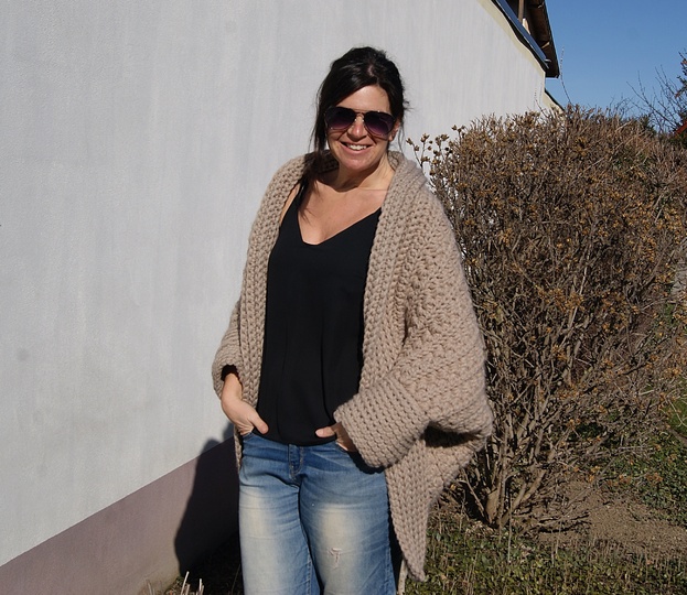 Häkelweste LOLA (Universalgröße, ganz leicht anzupassen)