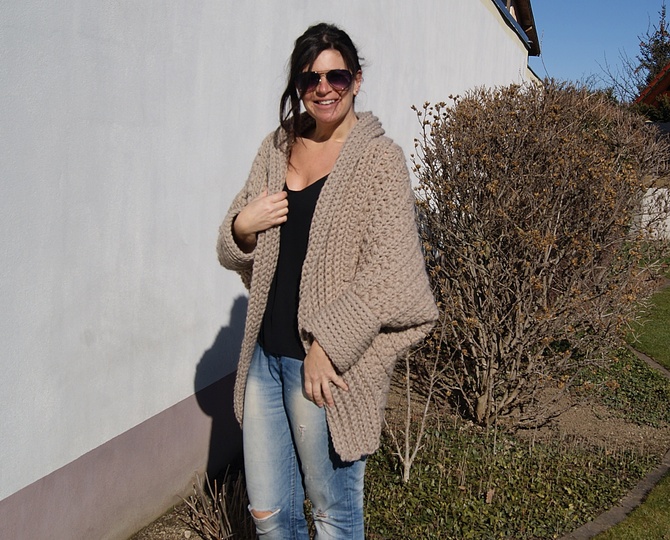 Häkelweste LOLA (Universalgröße, ganz leicht anzupassen)