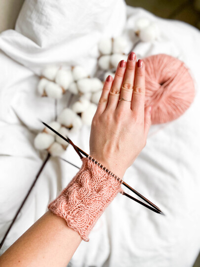 Strickanleitung Handstulpen Lina