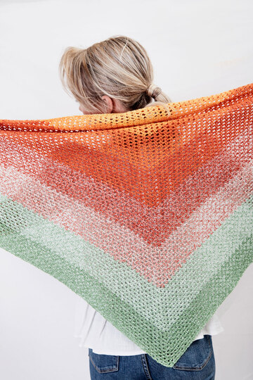 Anleitung Häkeltuchmuster „Light Granny“