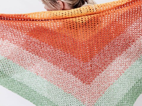 Anleitung Häkeltuchmuster „Light Granny“