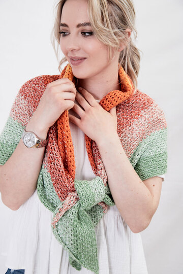 Anleitung Häkeltuchmuster „Light Granny“