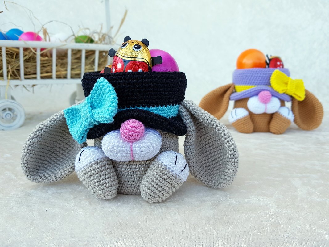 Häkelanleitung - Süßer Hasenbecher - Geschenkidee