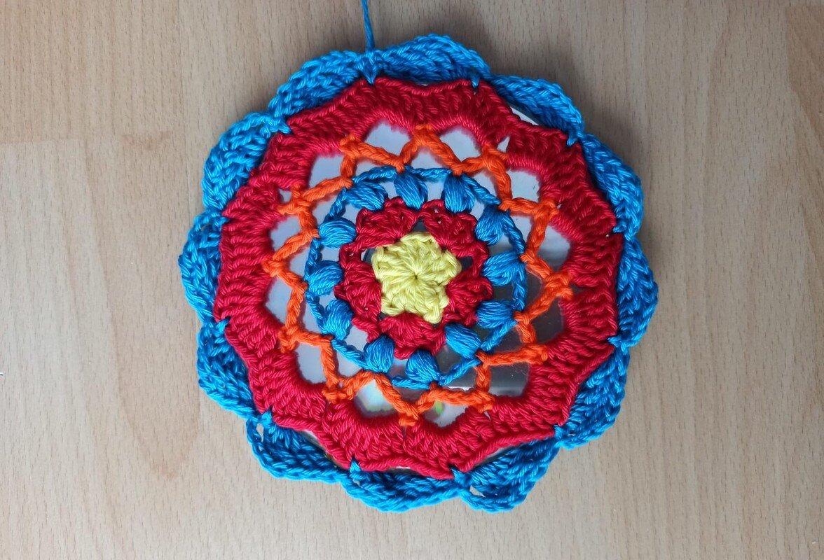 Häkelanleitung - Mandalaglitzern - Bild 3