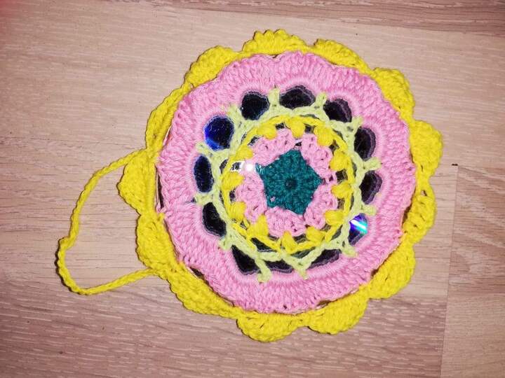 Häkelanleitung - Mandalaglitzern