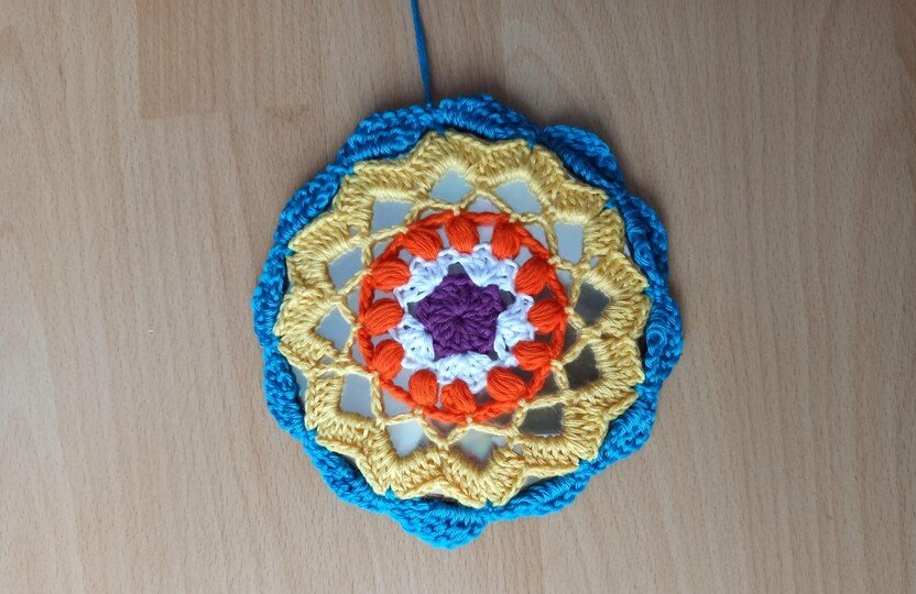 Häkelanleitung - Mandalaglitzern