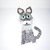 Pattern Gray cat applique