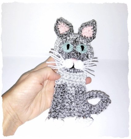 Pattern Gray cat applique