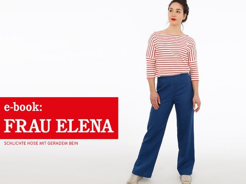 FRAU ELENA • schlichte Hose mit geradem Bein, e-book
