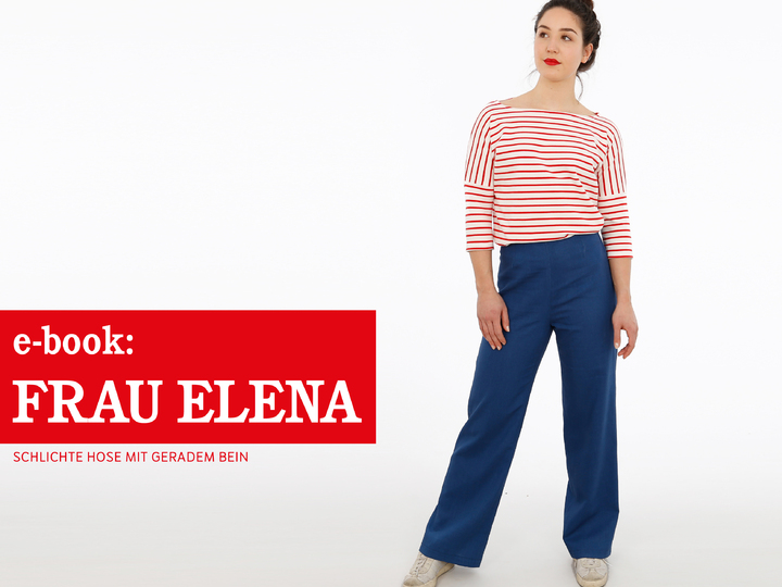 FRAU ELENA • schlichte Hose mit geradem Bein, e-book