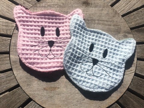 SpülPad Katze Stickdatei ITH 13x18 cm