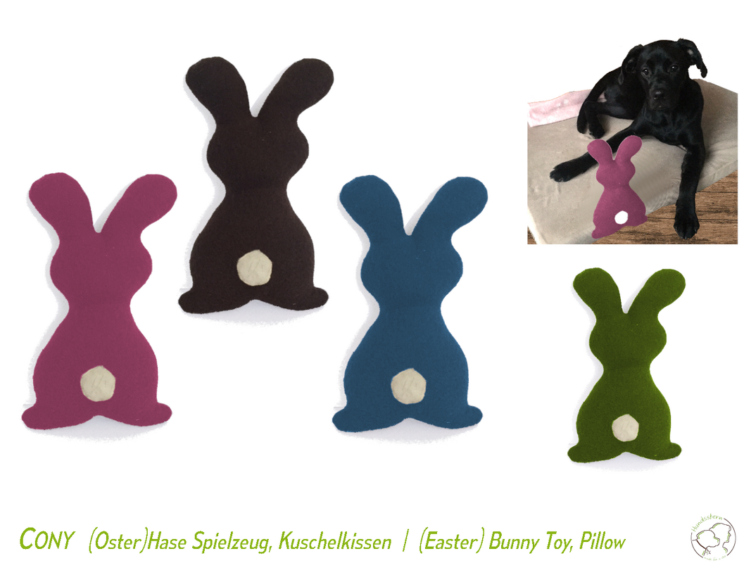 CONY (Oster)Hase Spielzeug, Kissen, Anleitung + Schnitt