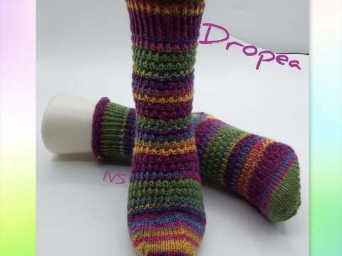 Anleitung Hexentopf Sockenmuster Dropea - Wasserhexe