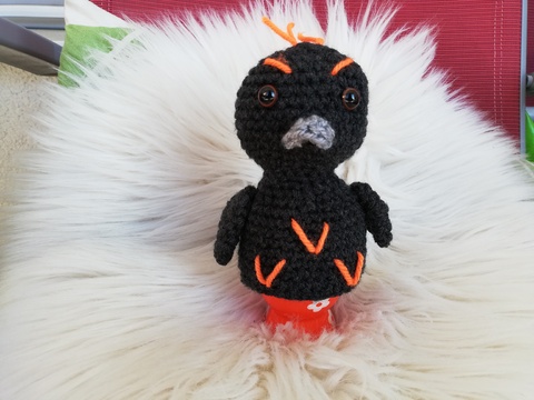 Häkelanleitung Eierwärmer Schräger Vogel