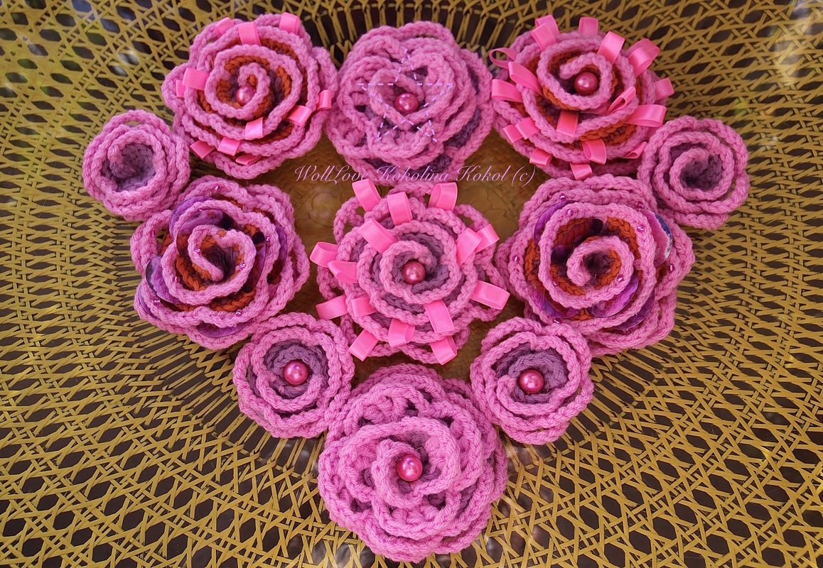 Anleitung Häkel Blume Flower Power 4 Varianten