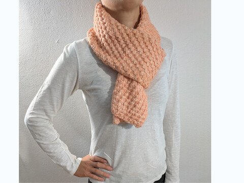 Strickanleitung Kuscheliger Schal