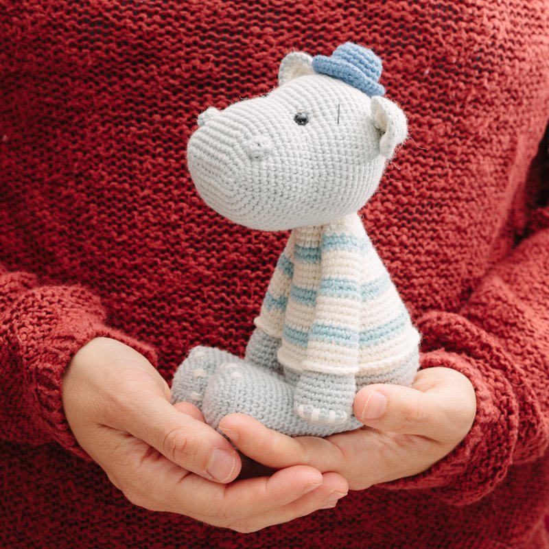 Häkelanleitung Nilpferd amigurumi - Bild 6