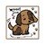 Häkelmuster * WOOF BABYDOG * Grafik für FM Decke