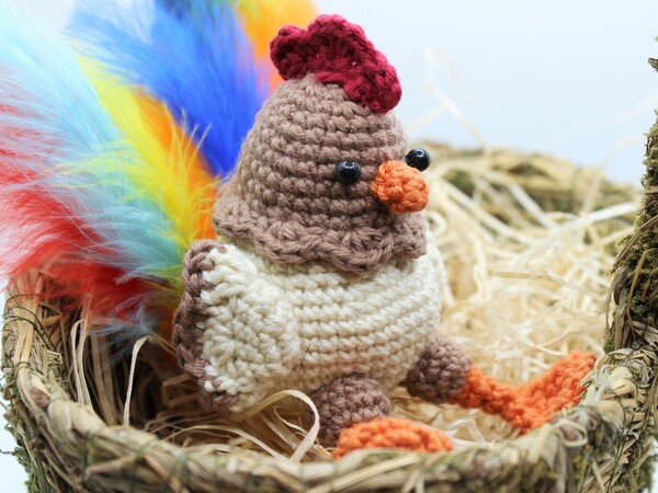 Crochetpattern Rooster Frederic