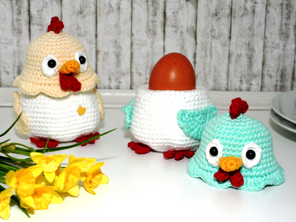 Chicken - Egg Cozy, Decoration - Crochet Pattern