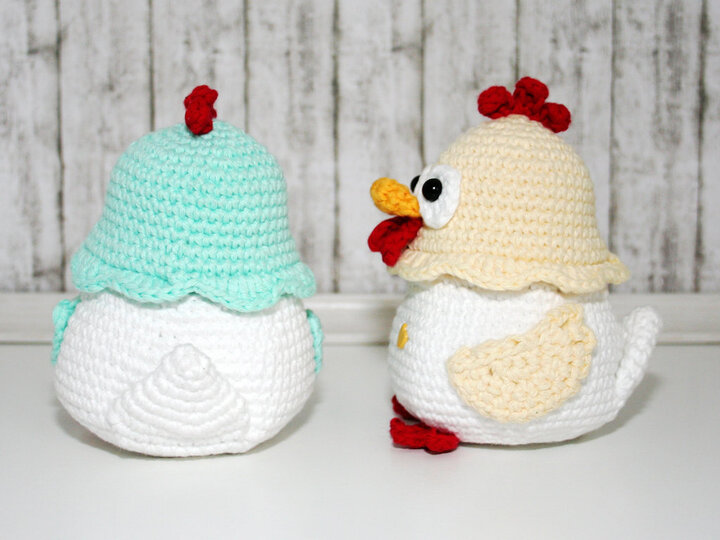 Chicken - Egg Cozy, Decoration - Crochet Pattern
