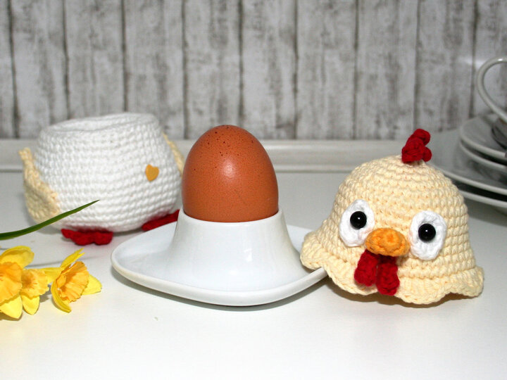 Chicken - Egg Cozy, Decoration - Crochet Pattern