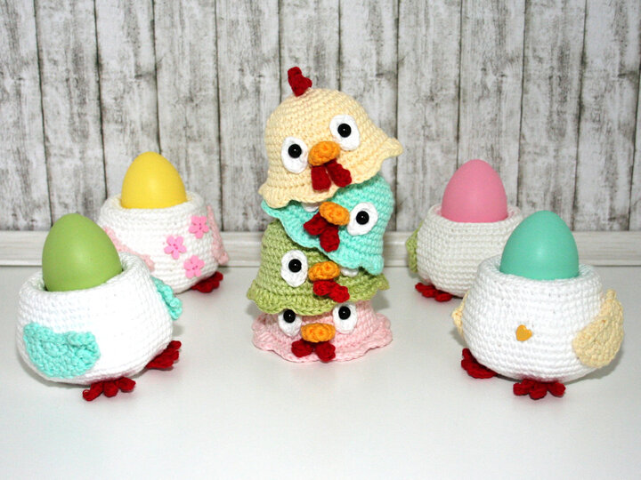Chicken - Egg Cozy, Decoration - Crochet Pattern