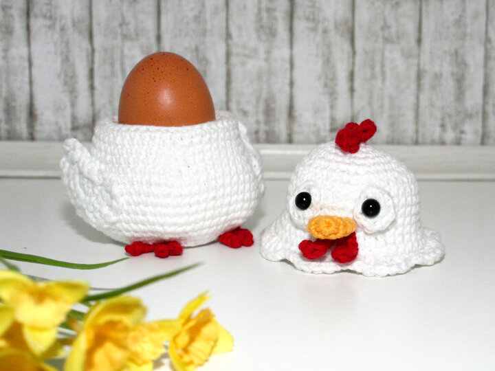 Chicken - Egg Cozy, Decoration - Crochet Pattern