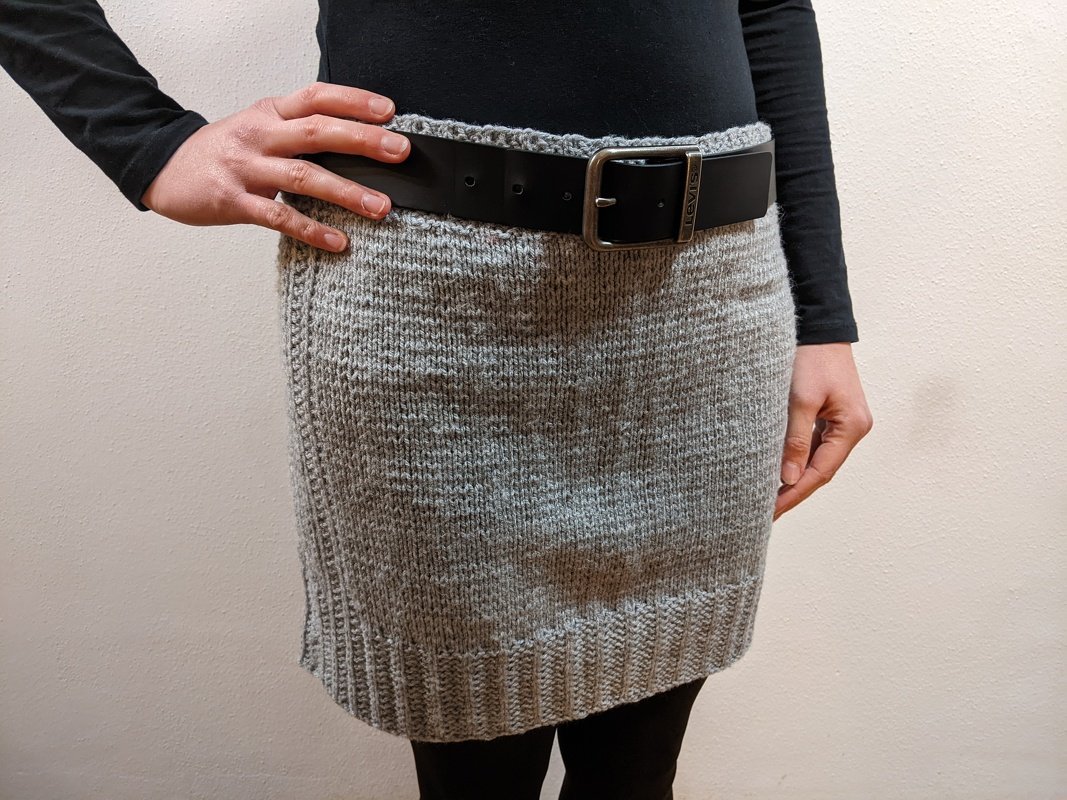 Strickanleitung Rock mit Gürtel - Bild 2