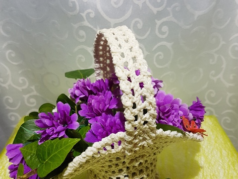 Häkelanleitung für Körbchen Anastasie