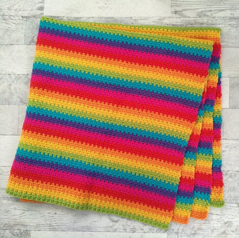 Regenbogen - Babydecke - Bild 3