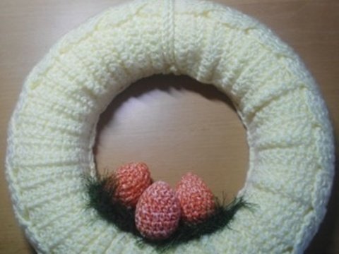Häkelanleitung Türkranz "Ostern"