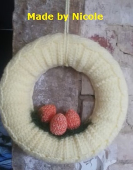 Häkelanleitung Türkranz "Ostern"