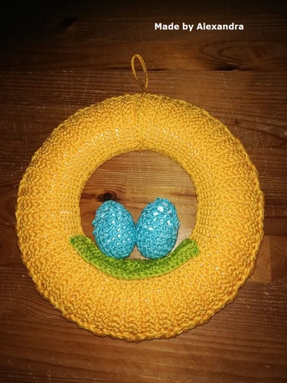 Häkelanleitung Türkranz "Ostern"