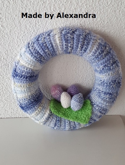 Häkelanleitung Türkranz "Ostern"