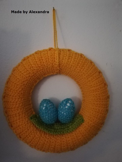 Häkelanleitung Türkranz "Ostern"