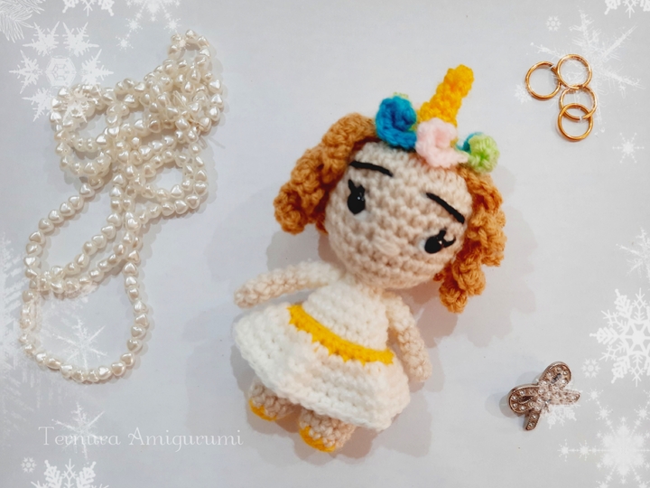 crochet pattern x 2 !! unicorn girl + fairy girl!English / Deutsch / Dutch