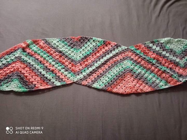 Schal Wanda häkeln Stola