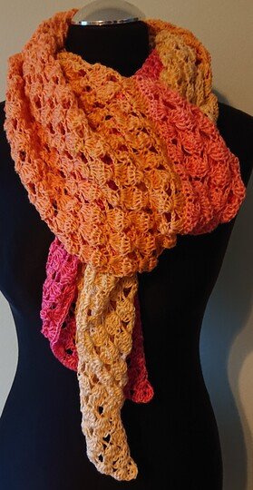 Schal Wanda häkeln Stola