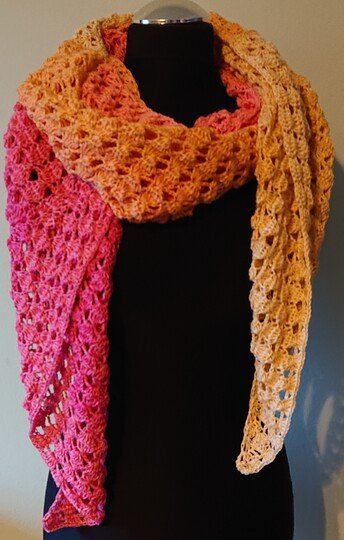 Schal Wanda häkeln Stola