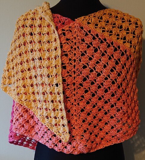 Schal Wanda häkeln Stola