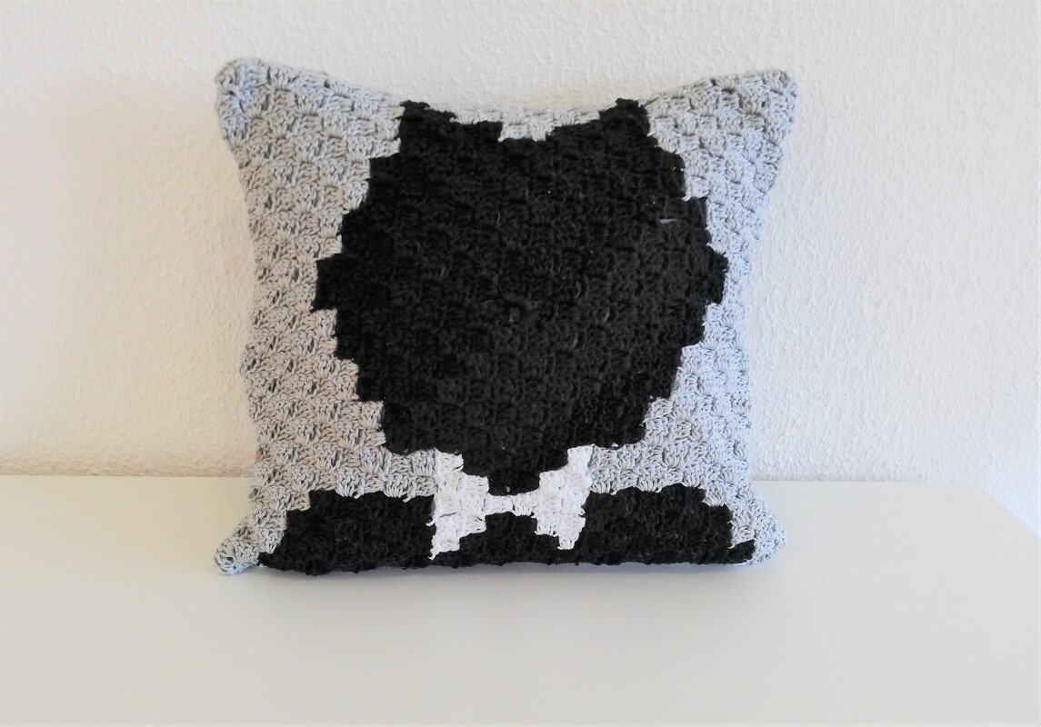 Anleitung Kissen Kater Silvestro