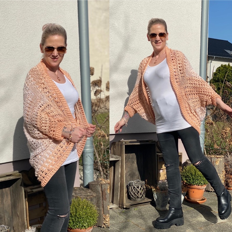 Häkelanleitung Seelenwärmer "Glitzerschnecke" - Bild 4