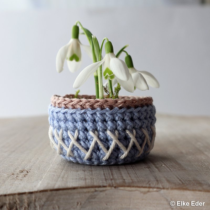 Sparset "Fesche Hühner" - Eierwärmer / Körbchen / Teelichthalter - Bild 6