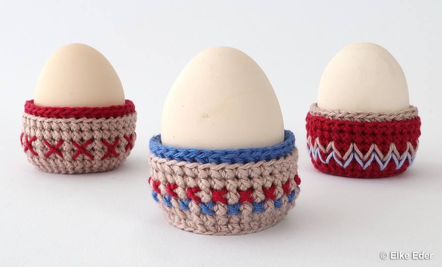 Economy Set "Unique Hens" - Egg warmer / Eggcup / Little Basket