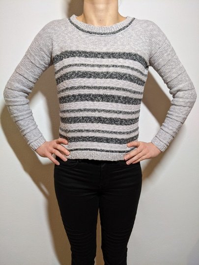 Strickanleitung Kurzer Streifen-Pulli